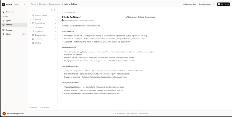 SCO – Strategic Career Operating System  – screenshot 1