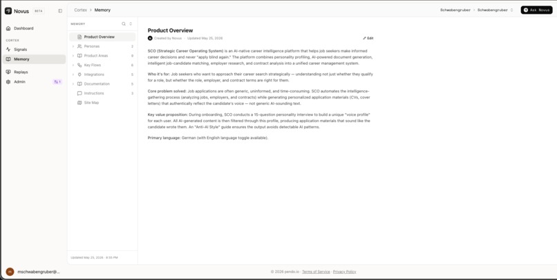 SCO – Strategic Career Operating System  – screenshot 3