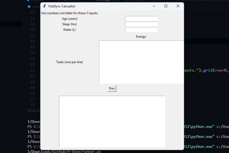 VitalSync: Improving Daily Focus – screenshot 1