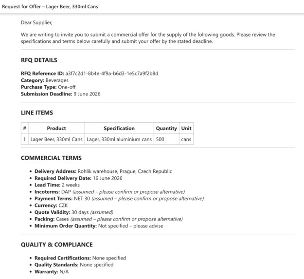 Procurement Wizard [WINNER] – screenshot 4