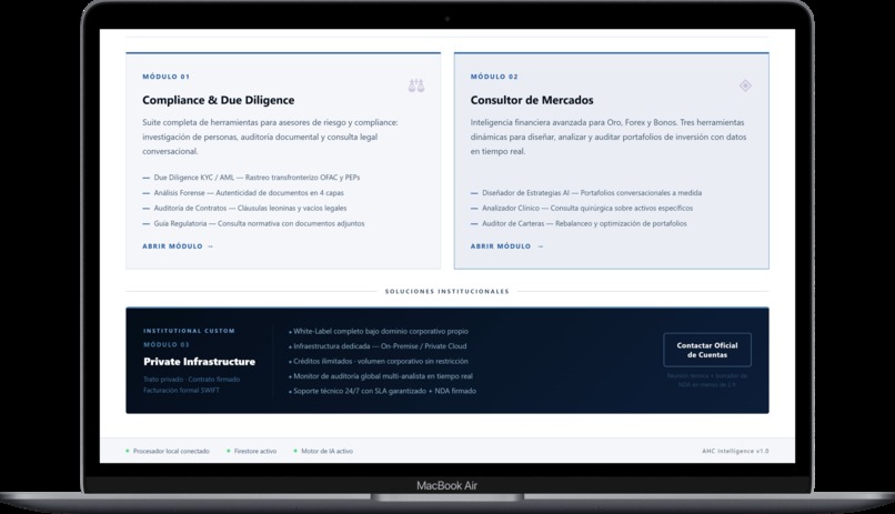 AHC Intelligence – screenshot 2