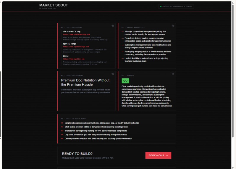 Market Scout AI – screenshot 1