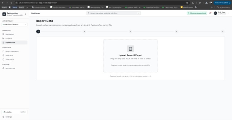 Anukriti EvidenceOps – screenshot 3