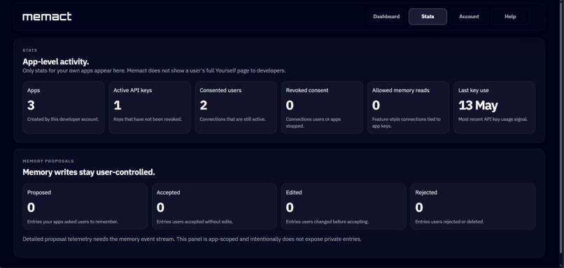 Memact – screenshot 2