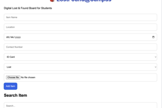 LOSTFOUND@CAMPUS