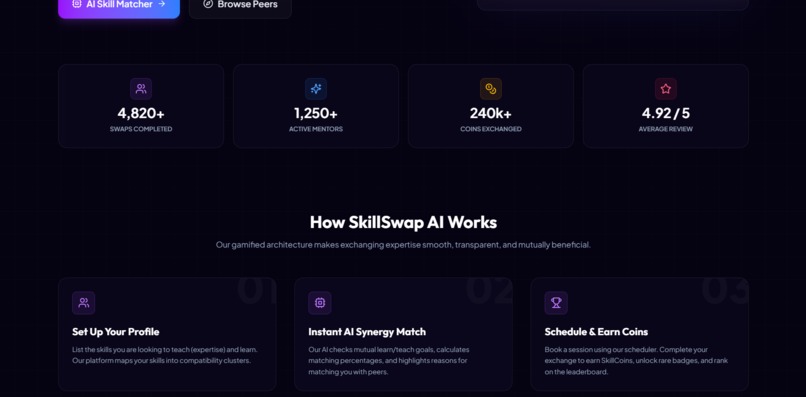 Skillswap – screenshot 2