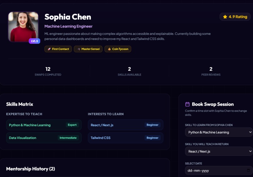 Skillswap – screenshot 3