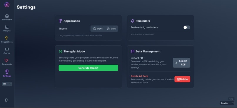 Mood matrix AI – screenshot 7