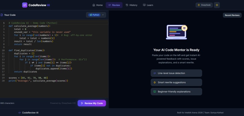 Code-Review AI – screenshot 1