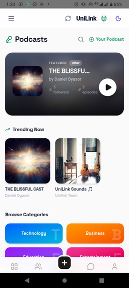 Unilink student network  – screenshot 3