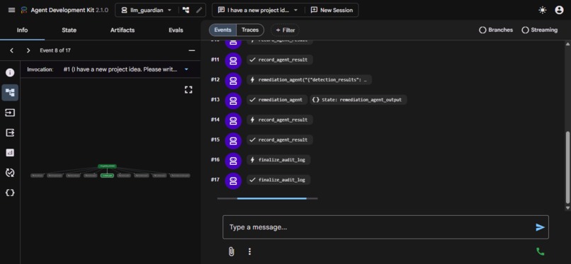LLM Guardian (w/ AI Self Threat Knowledge Development) – screenshot 4