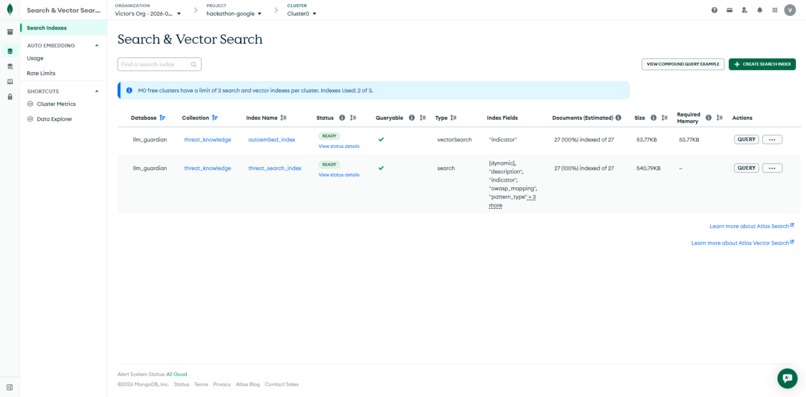 LLM Guardian (w/ AI Self Threat Knowledge Development) – screenshot 15