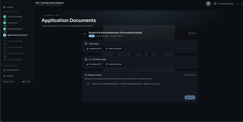SCO – Strategic Career Operating System  – screenshot 11