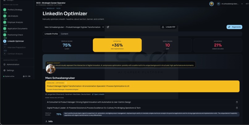 SCO – Strategic Career Operating System  – screenshot 13