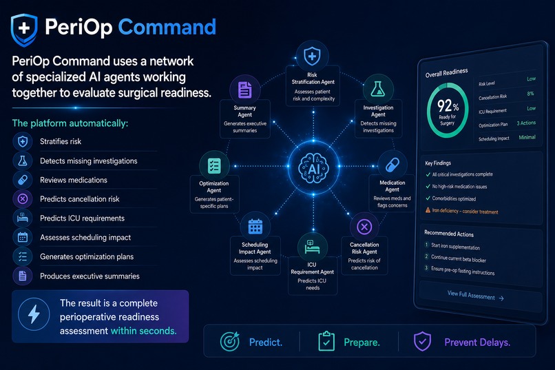AI powered Perioperative command center – screenshot 2