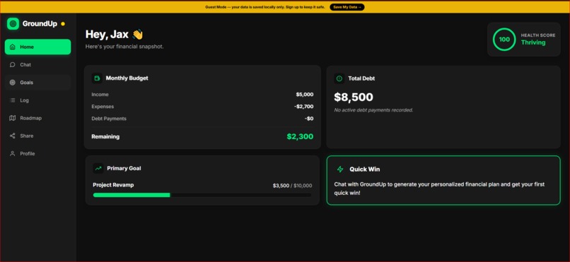 GroundUp – screenshot 1
