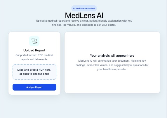 MedLens AI – screenshot 2