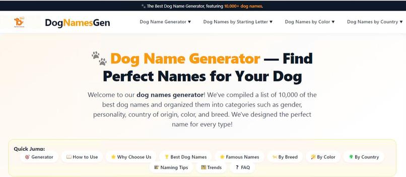 Dog Name Gen – screenshot 2