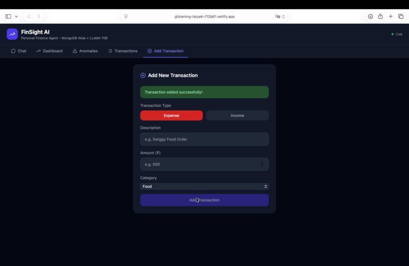 FinSight AI – screenshot 5