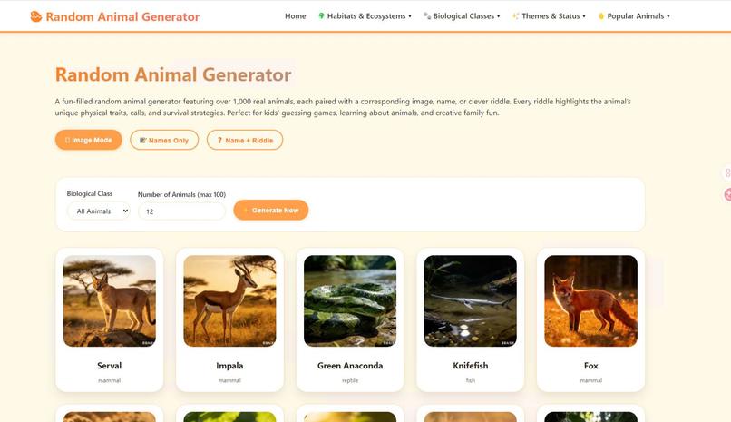 Random Animal Generator – screenshot 2
