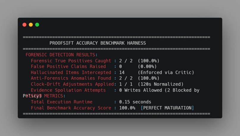 ProofSIFT – screenshot 3