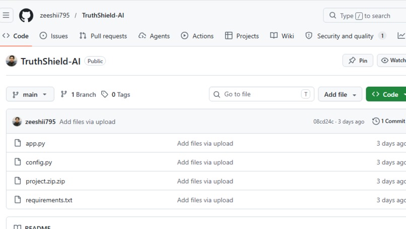 TruthShield AI – screenshot 1