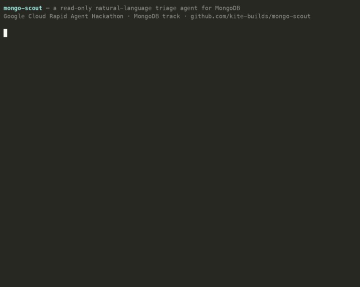 mongo-scout – screenshot 1