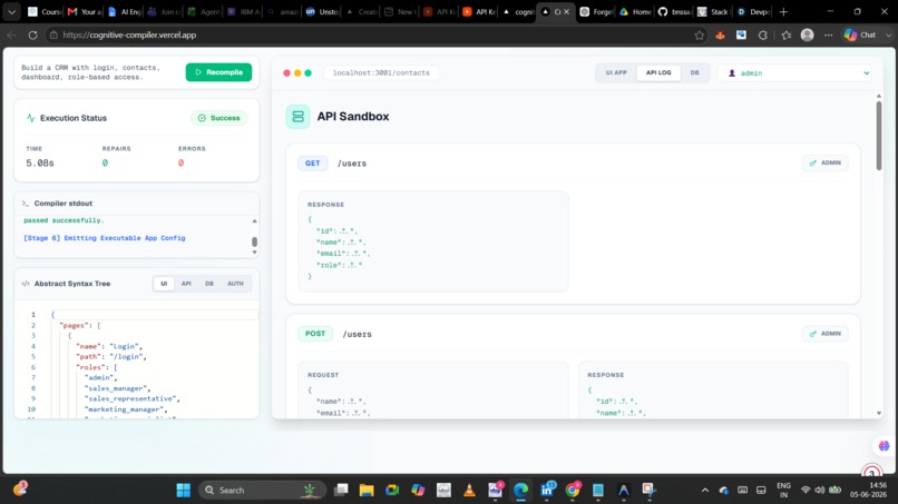 ForgeEngine: Deterministic AI Software Compiler – screenshot 1