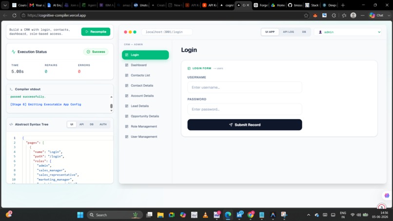 ForgeEngine: Deterministic AI Software Compiler – screenshot 3