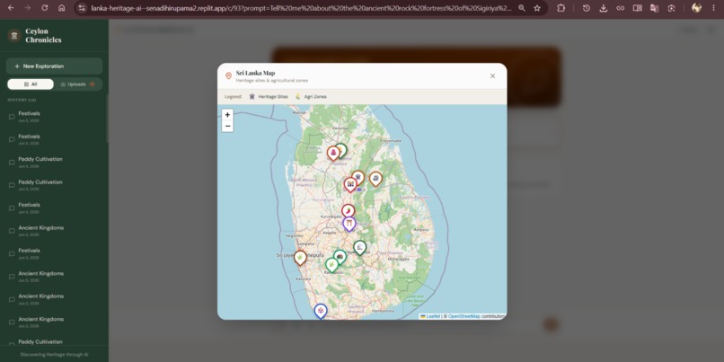 Lanka Heritage AI – screenshot 1