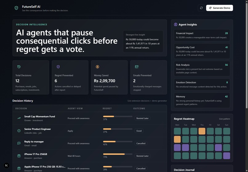 FutureSelf AI – screenshot 1