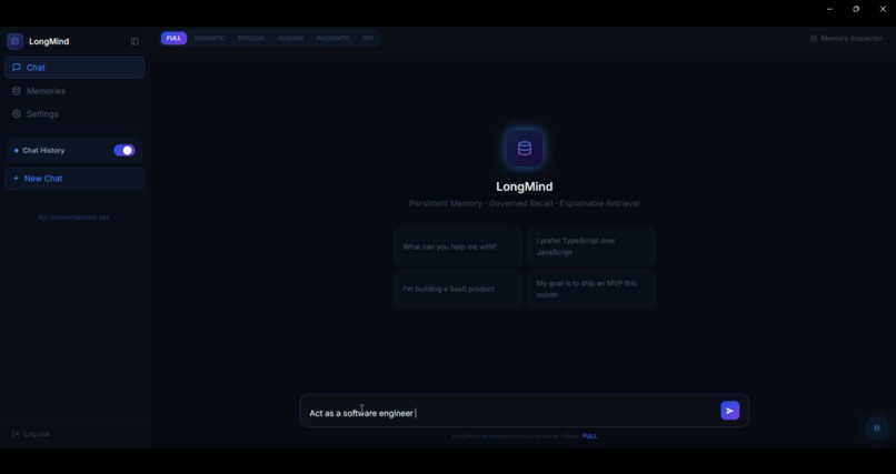Longmind – screenshot 1