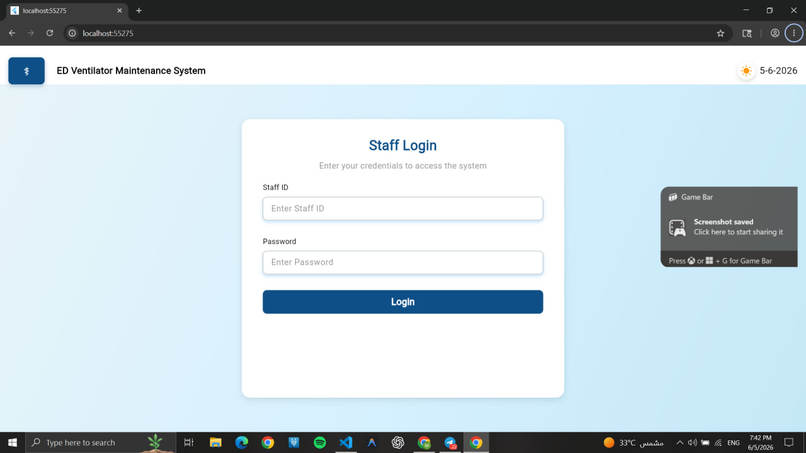 Smart Medical Equipment Lifecycle Management System – screenshot 2