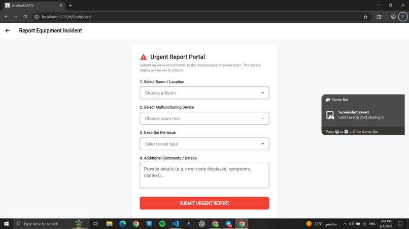 Smart Medical Equipment Lifecycle Management System – screenshot 7
