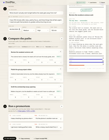 ProofPlan – screenshot 2