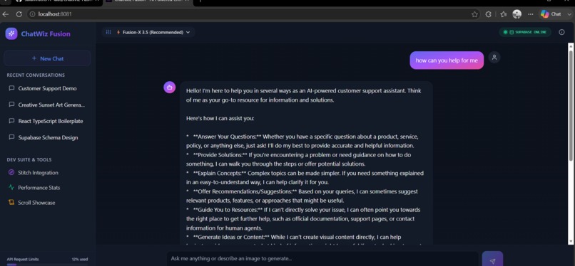 ChatWiz-Fusion – screenshot 3