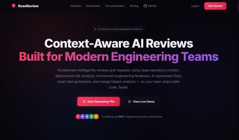 RoseReview AI – screenshot 1
