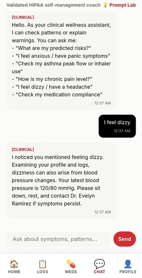 ChronicCare Companion – screenshot 1