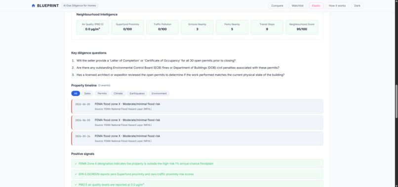 BLUEPRINT: AI Property Due Diligence – screenshot 5