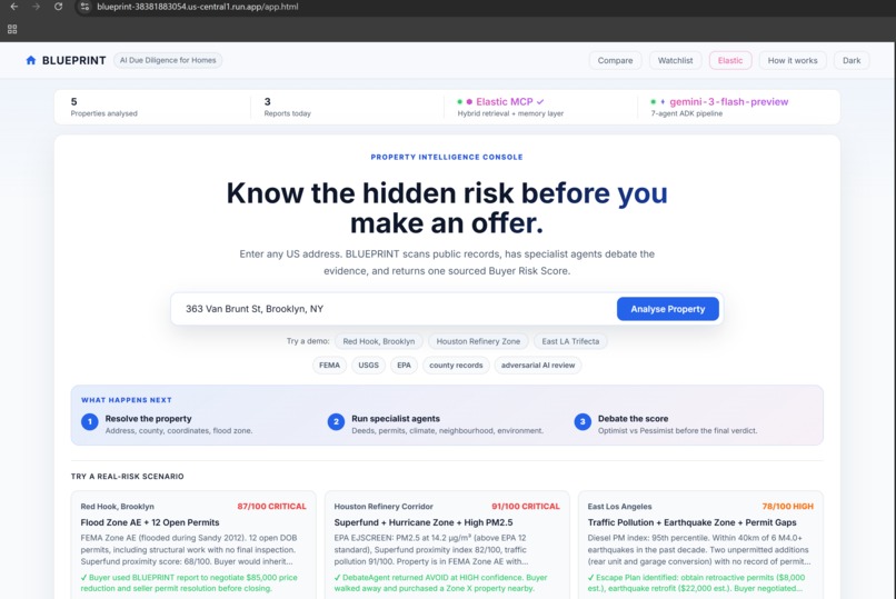 BLUEPRINT: AI Property Due Diligence – screenshot 2