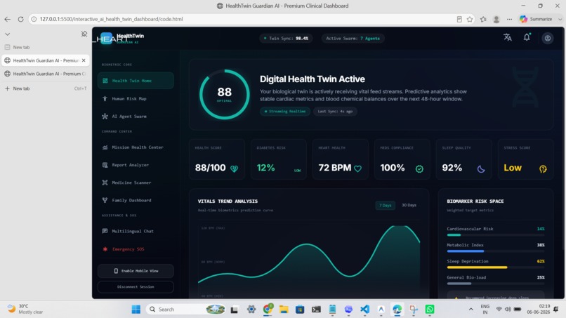 HealthTwin Guardian AI – screenshot 2
