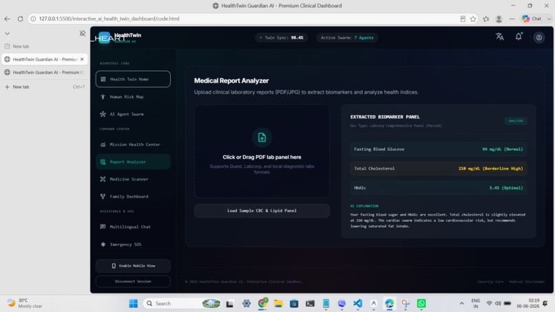 HealthTwin Guardian AI – screenshot 3