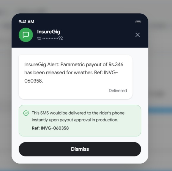 Insure gig – screenshot 1