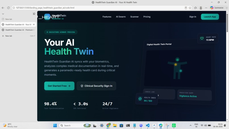 HealthTwin Guardian AI – screenshot 5