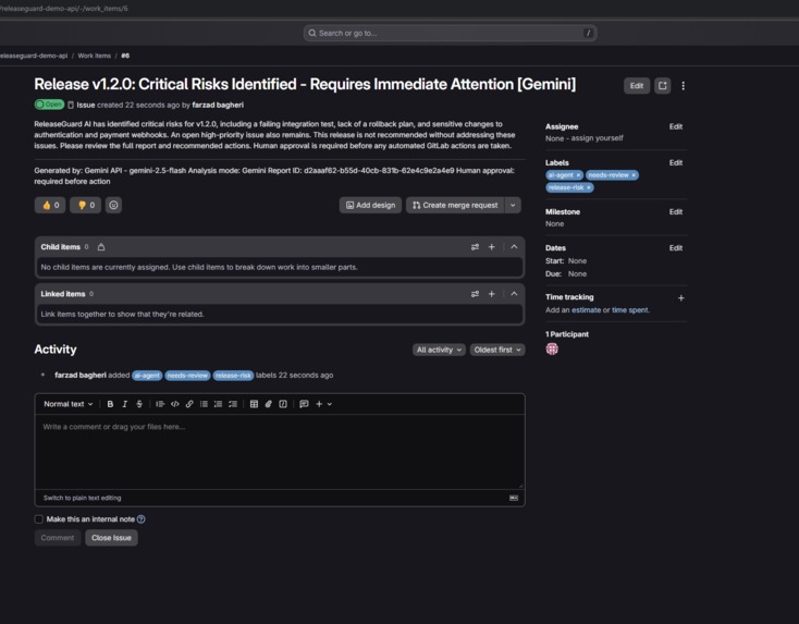 ReleaseGuard AI – screenshot 3