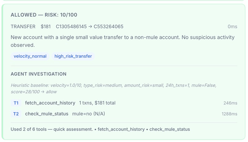 FraudShield Agent – screenshot 2