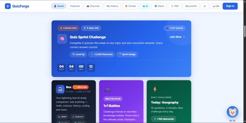 QuizForge – screenshot 1