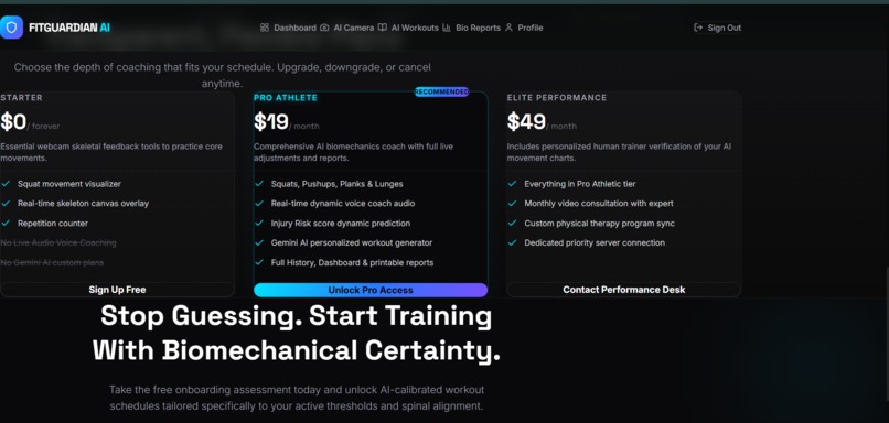 Fit Guardian AI – screenshot 4