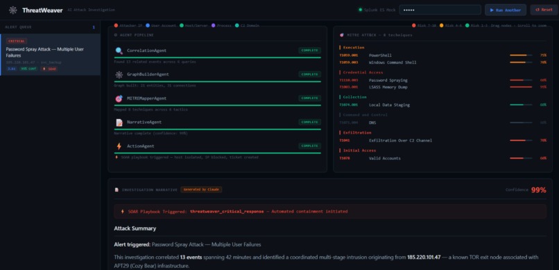 ThreatWeaver – screenshot 1