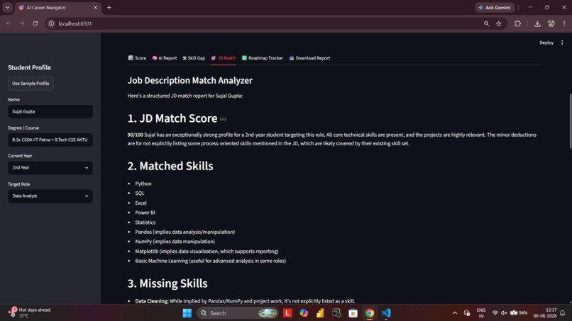 AI Career Navigator – screenshot 4